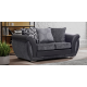 Cambridge 2 Seater Sofa Black Grey