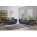 Cambridge 1 Seater Armchair Black Grey