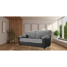 Carrick 3 Seater Black Grey