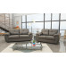 Capri 3+2 Seater Red Leather Sofa 