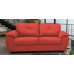 Capri 2 Seater Red Leather Sofa 