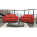 Capri 2 Seater Red Leather Sofa 
