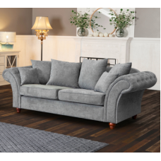 Charme 3 Seater Silver