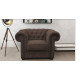 Chesterfield Brown Club Chair 