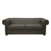 Chesterfield Brown Club Chair 