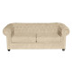 Chesterfield Cream 3 Seater