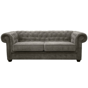 Chesterfield Graphite 3 Seater