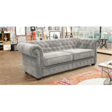 Chesterfield Silver 3 Seater