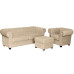 Chesterfield Cream 3 Seater