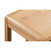 Curve Oak Natural Lacquered Nest of 2 Tables