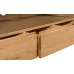 Curve Oak Natural Lacquered TV Unit