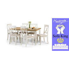 Davenport Rectangular Dining Table + 6 Davenport Chairs Set