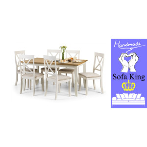 Davenport Rectangular Dining Table + 6 Davenport Chairs Set