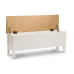 Davenport Oak Veneered Storage Bench