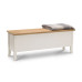 Davenport Oak Veneered Storage Bench