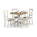 Davenport Round Pedestal Table + 4 Vermont Chairs Set