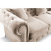 Enchanted Beige Plush 3 Seater Sofa