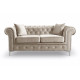 Enchanted Beige Plush 2 Seater Sofa