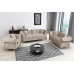 Enchanted Beige Plush 3 Seater Sofa
