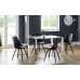 Enzo Chrome & Glass Compact Dining Table