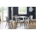 Enzo Chrome & Glass Compact Dining Table