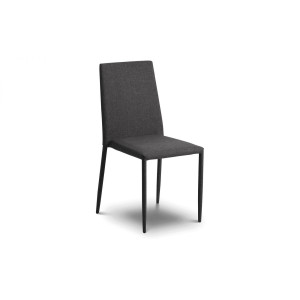 Jazz Fabric Dining Chair Slate Grey