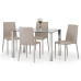 Jazz Fabric Dining Chair Sand Linen