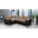 Madrid 1CR2 Left Corner Sofa Bed Brown