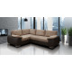 Madrid 1CR2 Left Corner Sofa Bed Brown