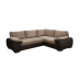 Madrid 1CR2 Left Corner Sofa Bed Brown