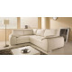 Madrid 1CR2 Left Corner Sofa Bed Cream PU