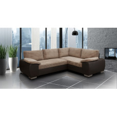 Madrid 2CR1 Right Corner Sofa Bed Brown