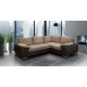 Madrid 2CR1 Right Corner Sofa Bed Brown
