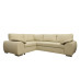 Madrid 1CR2 Left Corner Sofa Bed Brown PU