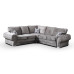 Fernando Large Corner Sofa Grey Formal Back