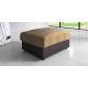 Brown Storage Footstool