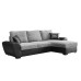 Monza Right Corner Sofa Bed Black and Grey