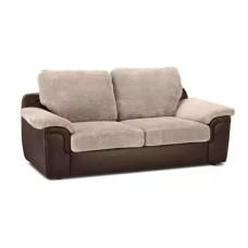 Glow 3 Seater Sofa Beige Brown