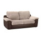 Glow 3 Seater Sofa Beige Brown
