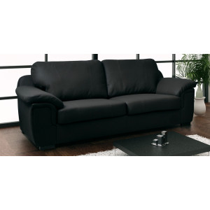 Glow 3 Seater Black