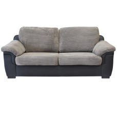 Glow 3 Seater Sofa Grey Black