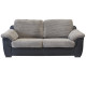 Glow 3 Seater Sofa Grey Black