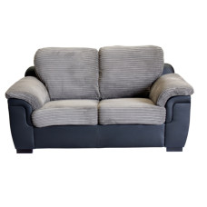 Glow 2 Seater Sofa Grey Black