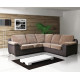Glow Corner Sofa Beige Brown