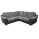Glow Corner Sofa Grey Black