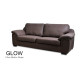 Glow 3 Seater Brown