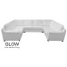 Glow 3 Seater Black