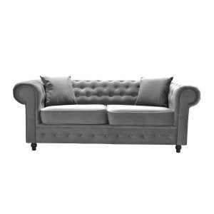 Newport 2 Seater Sofa Asphalt Plush