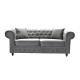 Newport 2 Seater Sofa Asphalt Plush