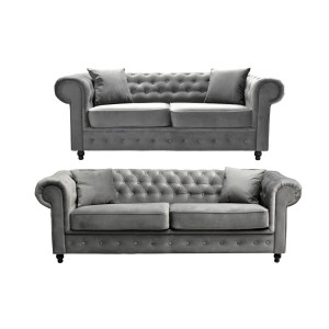 Newport 3+2 Seater Sofa Asphalt Plush